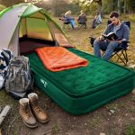 Materac dwuosobowy King Size Nils Camp NC2808 + pompka - zielony