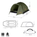 Namiot kempingowy hiker Nils Camp NC6010 2 - khaki