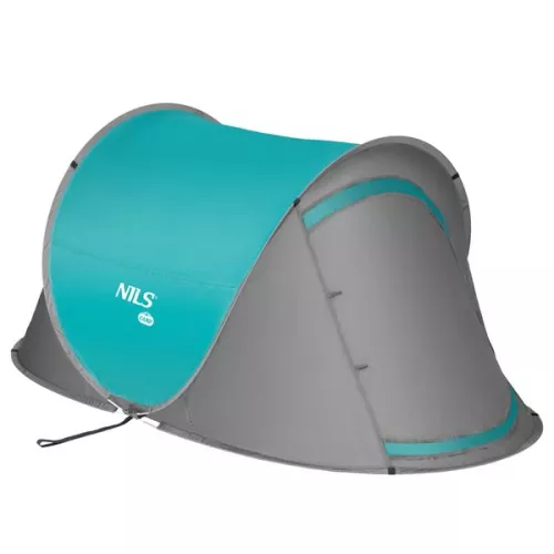 Namiot kempingowy samorozkładający Nils Camp NC3743 2 - szaro-zielony