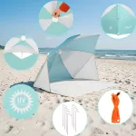 Parasol - parawan plażowy 2w1 Nils NC4803 Parasol - parawan plażowy 2w1 Nils NC4803