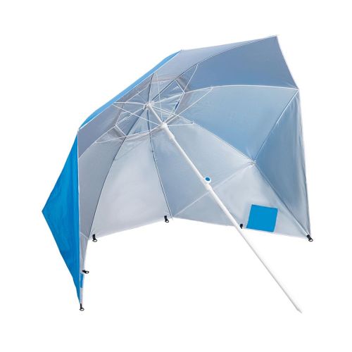 Parasol plażowy XL 220 cm Nils Camp NC7822 - niebieski