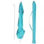 Parasol plażowy XL 220 cm Nils Camp NC7822 - turkusowy Parasol plażowy XL 220 cm Nils Camp NC7822 - turkusowy