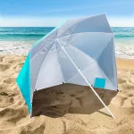 Parasol plażowy XL 220 cm Nils Camp NC7822 - turkusowy Parasol plażowy XL 220 cm Nils Camp NC7822 - turkusowy