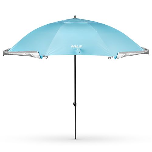 Parasol plażowy 2w1 XXL 240 cm Nils Camp NC17114 - niebieski