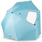 Parasol plażowy 2w1 XXL 240 cm Nils Camp NC17114 - niebieski