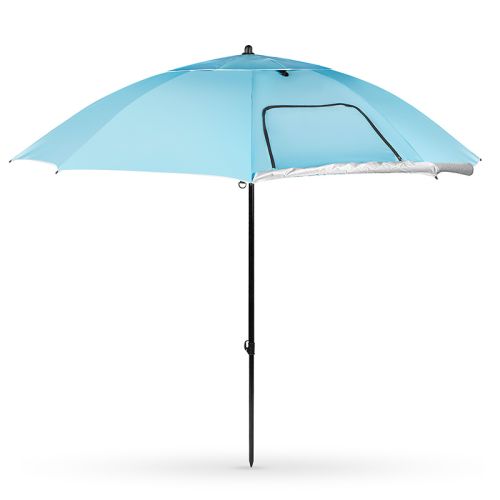 Parasol plażowy 2w1 XXL 240 cm Nils Camp NC17114 - niebieski