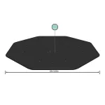Plandeka na basen Bestway Pool Cover 396cm 58292