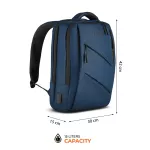 Plecak na laptop z USB Nils NC4502 - niebieski