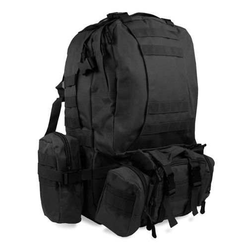 Plecak turystyczny Offlander Survival Combo 38l - czarny
