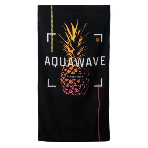 Ręcznik Aquawave Toflo 80x100 cm - black pinapple print