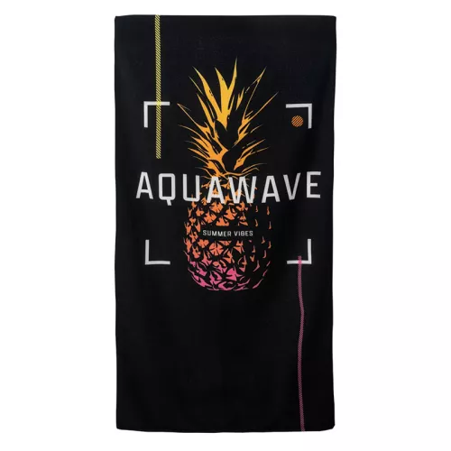 Ręcznik Aquawave Toflo 80x100 cm - black pinapple print