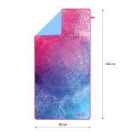 Ręcznik z mikrofibry Nils NCR14 160x80 cm - Mandala