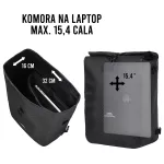 Sakwa rowerowa Dutch Mountains 604383 - wodoodporna 3 w 1 Sakwa rowerowa Dutch Mountains 604383 - wodoodporna 3 w 1