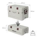 Skrzynia kempingowa składana z pokrywą Nils Camp NCB4003 42l