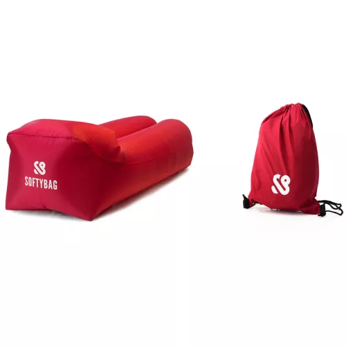 Sofa dmuchana SoftyBag Premium 0206 - czerwona Sofa dmuchana SoftyBag Premium 0206 - czerwona