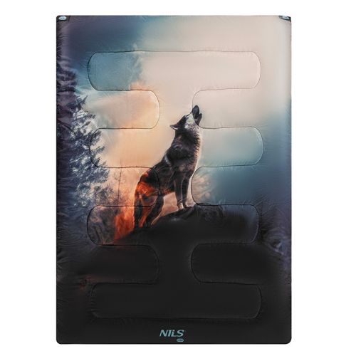 Śpiwór dwuosobowy 3w1 Nils Camp NC3601 - wolf