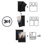 Śpiwór dwuosobowy 3w1 Nils Camp NC3601 - wolf