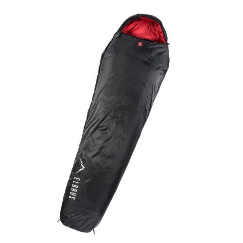 Śpiwór Elbrus Carrylight 1000 Black/flame scarlet