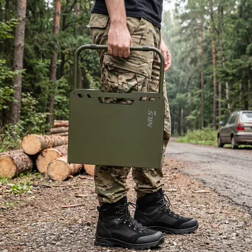 Stolik składany turystyczny military Nils Camp NC3310 - zielony