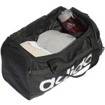 Torba sportowa Adidas Essentials Duffel HT4742 S 25 l - czarno-biała