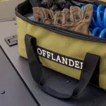 Torba zamykana z przezroczystą górą Offlander PVC 14 l - khaki