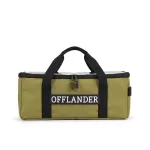 Torba zamykana z przezroczystą górą Offlander PVC 14 l - khaki