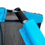 Trampolina Sapphire ST-1212W 12FT 374 cm z siatką wewnętrzną + drabinka GRATIS - niebieska