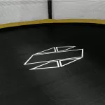 Trampolina Sapphire ST-8080W 8FT 252 cm z siatką wewnętrzną + drabinka GRATIS - pomarańczowa