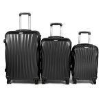 Zestaw walizek podróżnych 3w1 Sapphire ST-100 - czarne