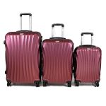 Zestaw walizek podróżnych 3w1 Sapphire ST-100 - fioletowe