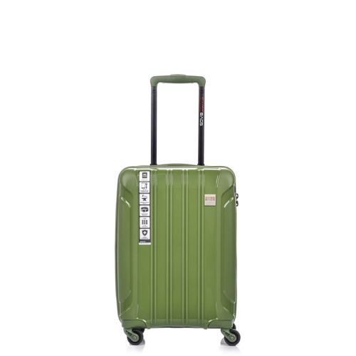 Walizka na kółkach SwissBags Tourist khaki - średnia 74-90 l