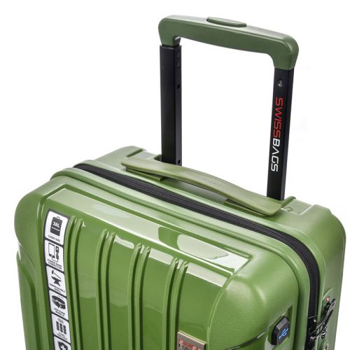 Walizka na kółkach SwissBags Tourist khaki - duża 110 l Walizka na kółkach SwissBags Tourist khaki - duża 110 l
