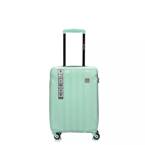 Walizka na kółkach SwissBags Tourist miętowa - średnia 74-90 l 