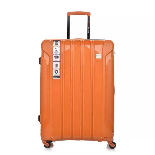Walizka na kółkach SwissBags Tourist pomarańczowa - duża 110 l