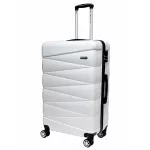 Walizka na kółkach Sapphire ST-2240 srebrna - duża L DUO