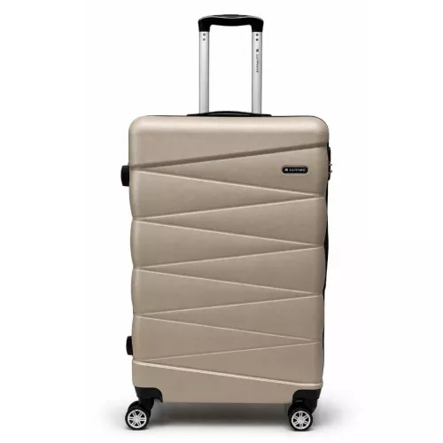 Walizka na kółkach Sapphire ST-2240 złota - duża L DUO