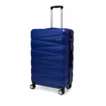 Walizka na kółkach Sapphire ST-2240 granatowa - średnia M DUO