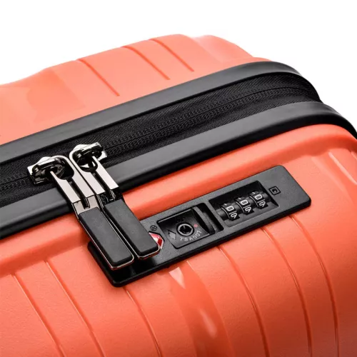 Walizka na kółkach SwissBags Wave koralowa - 72 l