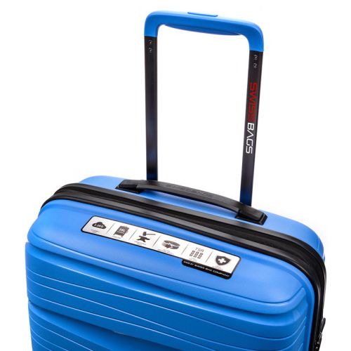 Walizka kabinowa Swissbags Wave niebieska - 39 l Walizka kabinowa Swissbags Wave niebieska - 39 l