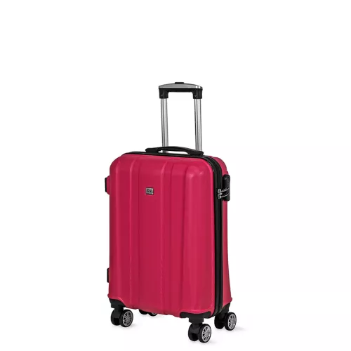 Walizka na kółkach David Jones fuksja - mała 40l Walizka na kółkach David Jones fuksja - mała 40l