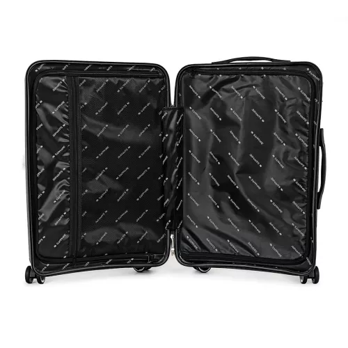 Walizka na kółkach twarda Sapphire ST-3030P czarna - mała S