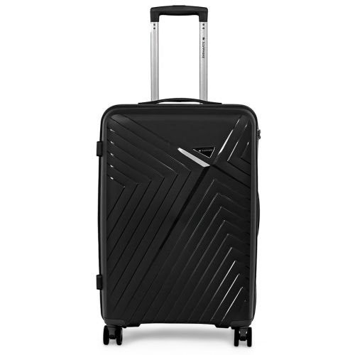 Walizka na kółkach twarda Sapphire ST-3030P czarna - duża L