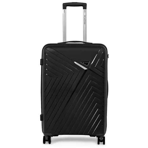 Walizka na kółkach twarda Sapphire ST-3030P czarna - duża L