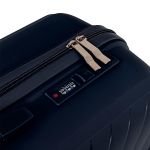 Walizka na kółkach twarda Sapphire ST-3030P granatowa - średnia M