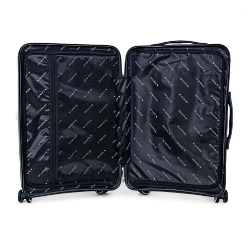Walizka na kółkach twarda Sapphire ST-3030P granatowa - mała S
