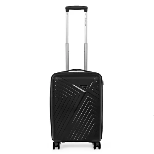 Walizka na kółkach twarda Sapphire ST-3030P czarna - mała S