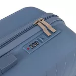 Walizka na kółkach twarda Sapphire ST-3030P niebieska - średnia M