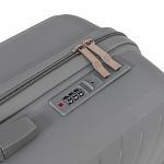 Walizka na kółkach twarda Sapphire ST-3030P szara - średnia M