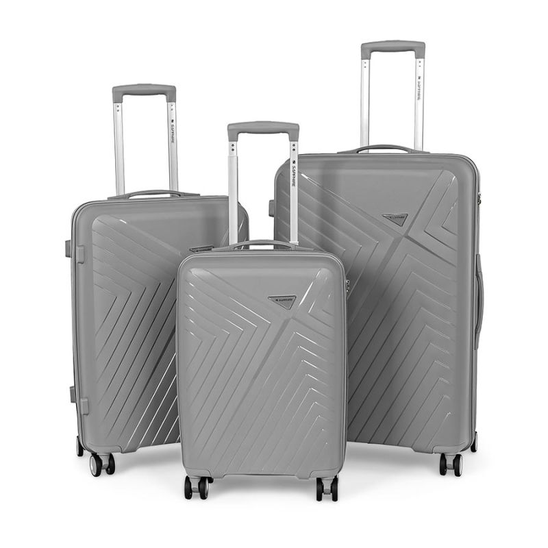 WAKE × Setinn Tour Porch 3P Set Zestaw walizek podróżnych twardych 3w1 Sapphire ST-3030P