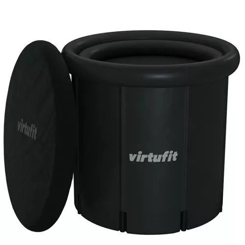 Wanna lodowa XXL Virtufit 375 l z akcesoriami - antracyt